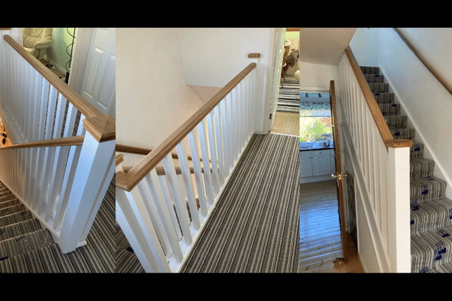 Staircase recently completed