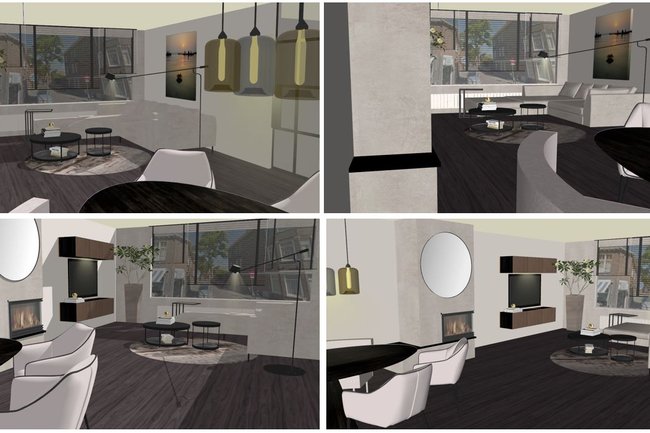 Ontwerp 3D voor klant via HOMEDEAL work in progress