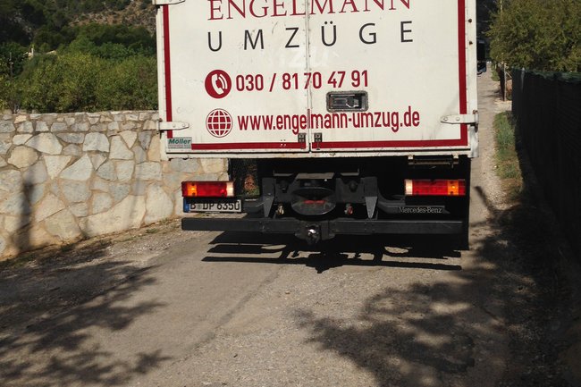 Die engen Straßen in Mallorca machen uns nichts aus :)