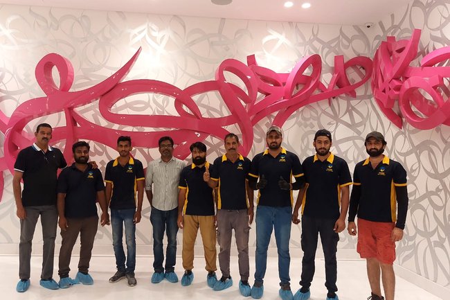 Chevron Team who behind the successful installation,