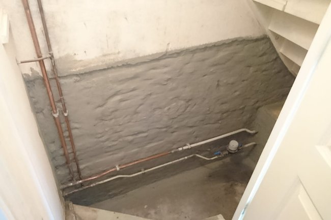 Afdichten van binnenuit.