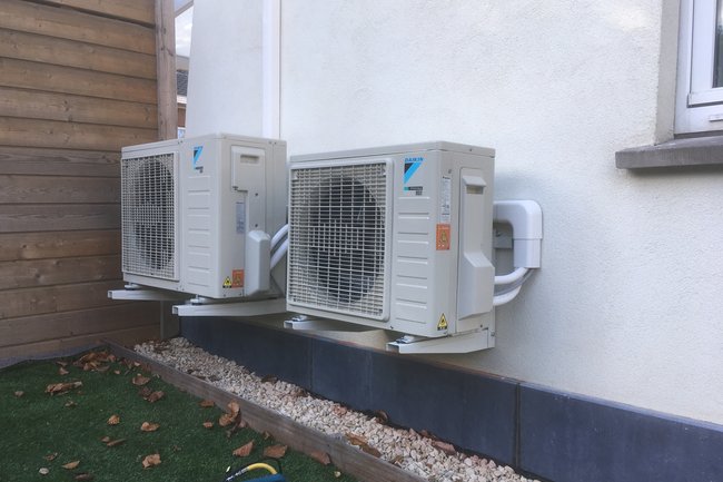 2x Daikin buitenunit 5 + 2 KW