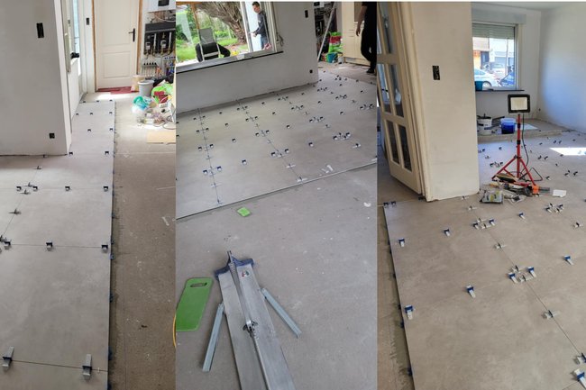 Tegels plaasten formaat 80 x 80