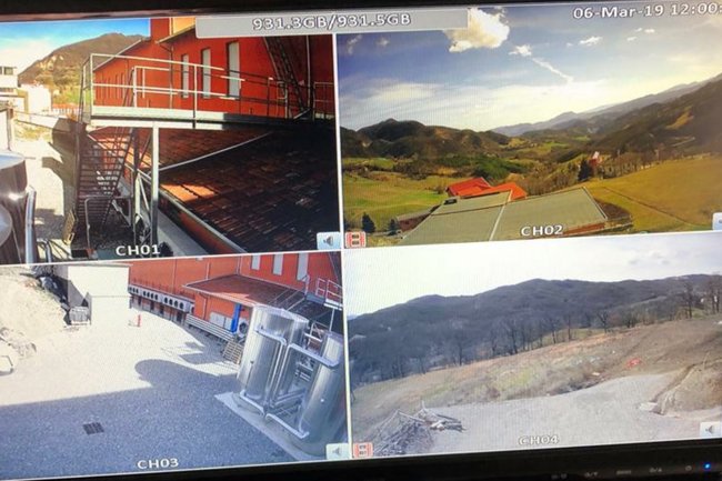 Telecamere cavo visibili da remoto su tablet, smartphone o p