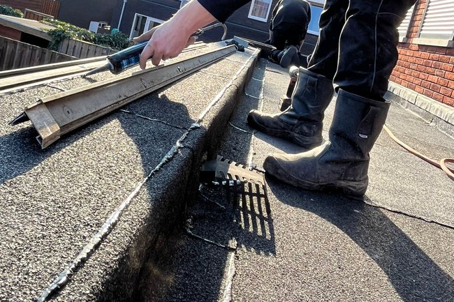 EPDM dak vervangen door een Bitumen dak in Huissen