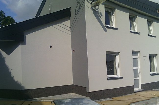 Isolation pat l'extérieur - crépi sur isolant