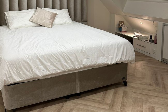 Renovatie voor de slaapkamer