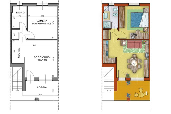studio arredo appartamento