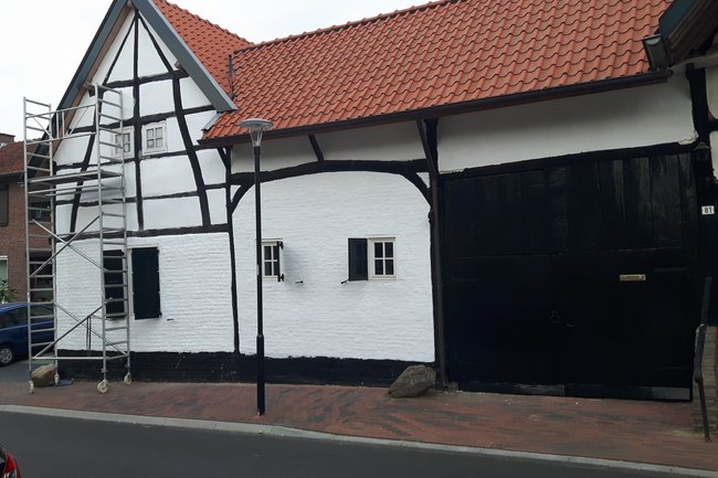 oude vakwerk boerderij