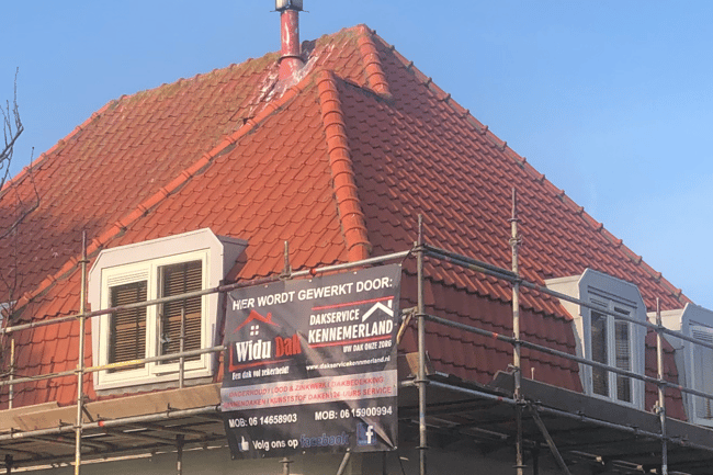 Pannendak renovatie in zandvoort