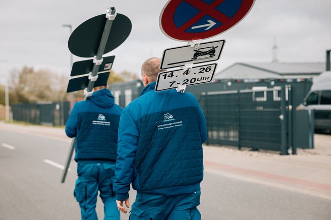 Wir kümmern uns um die Parkverbotszone für Ihren Umzug