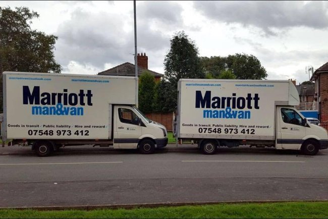 Our luton vans!