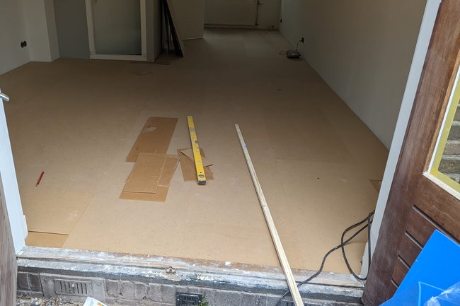 Zwevende houtenvloer (Jumpax) voor plak PVC