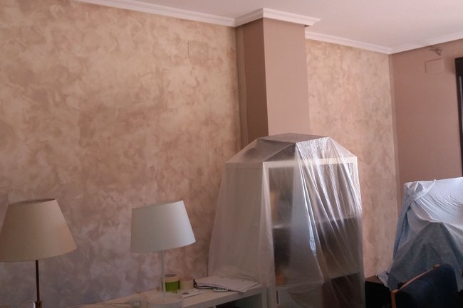 Pared efecto arena