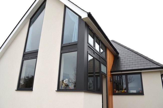 Anthracite grey windows and doors installed in Galway