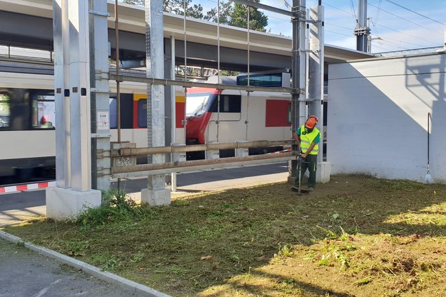 Travaux Cet gare de Gland