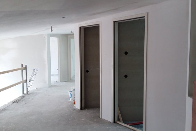 Stucadoorswerkzaamheden gedaan op diverse hoogtes
