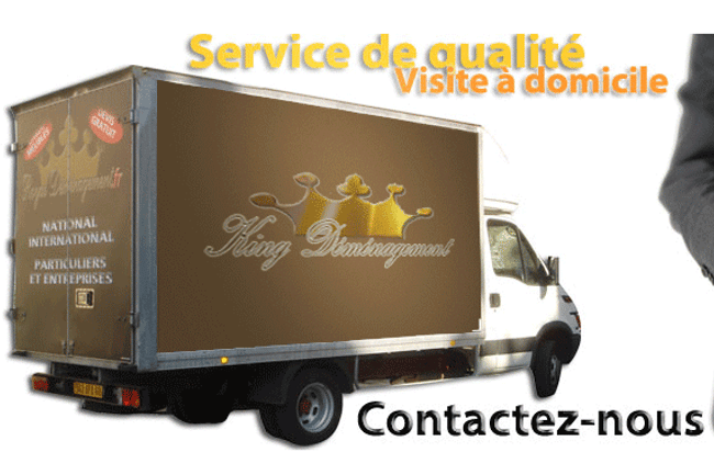 Déménageur / Déménagement / Déménager / Camion' Autocollant