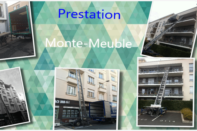 Installation du Monte-Meuble pour les déménagements