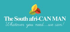 The South Afri-can man-logo