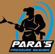 Para's pressure washing-logo